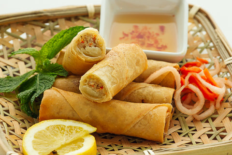 Vegetarian Spring Rolls 12 Pcs