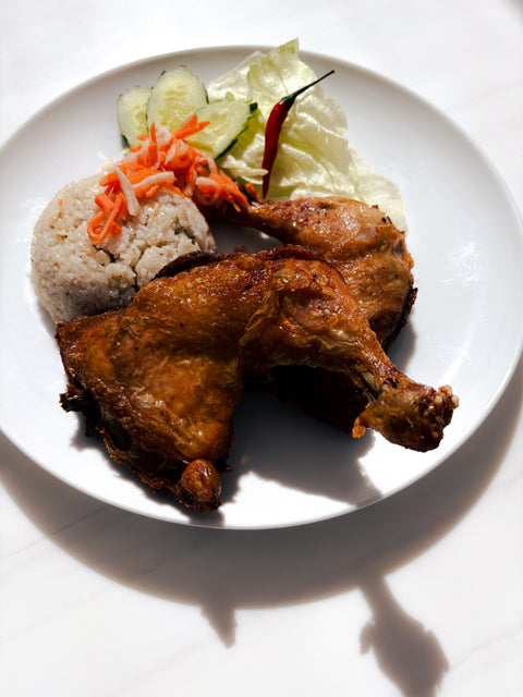 Roti Chicken With Fried Rice Small